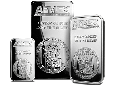 APMEX Silver Bars