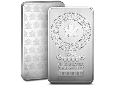 Royal Canadian Mint 10 oz Silver Bar