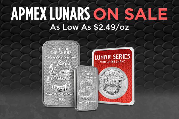 APMEX Lunars On Sale | As Low As $2.49/oz Over Spot