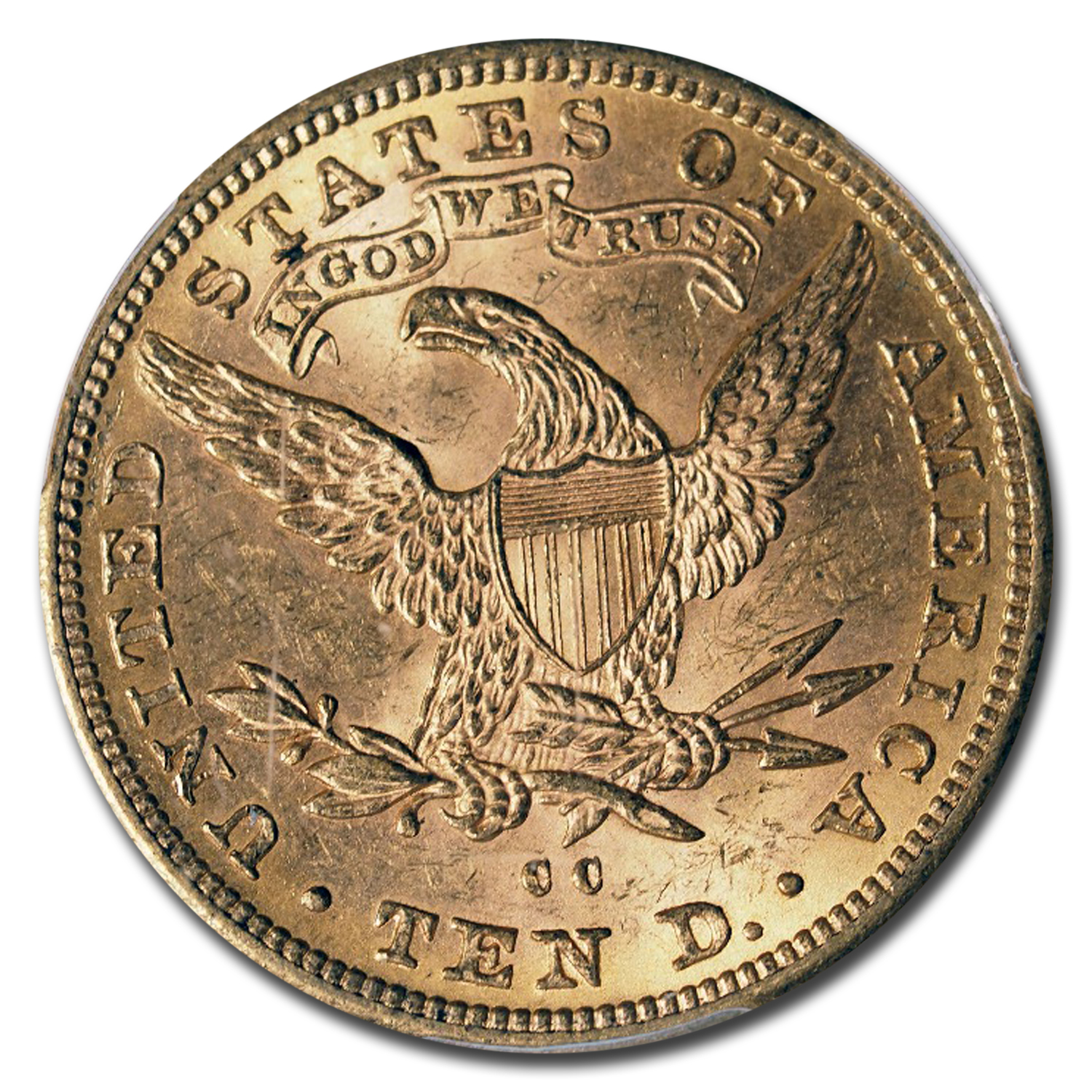 1890-CC $10 Liberty Gold Eagle MS-62 PCGS