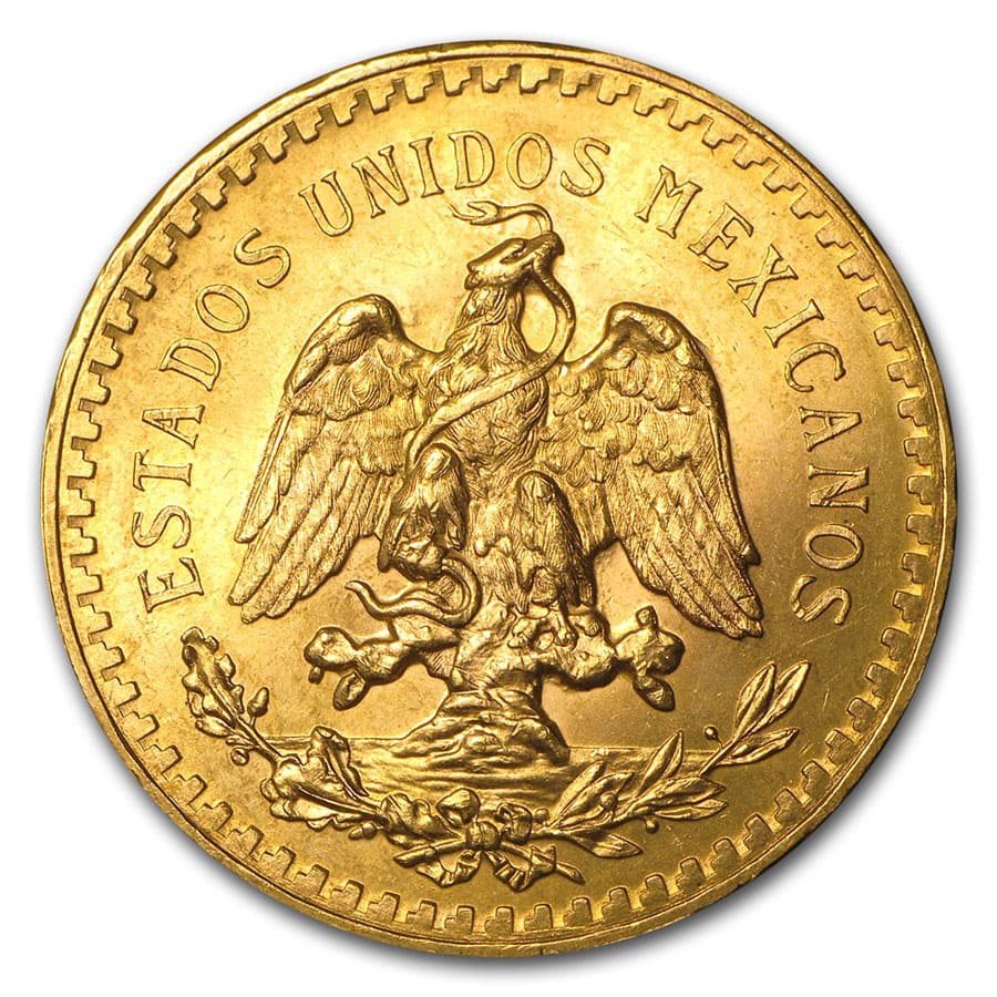 Mexico Gold 50 Pesos AGW 1.2057 (Random Year) | eBay