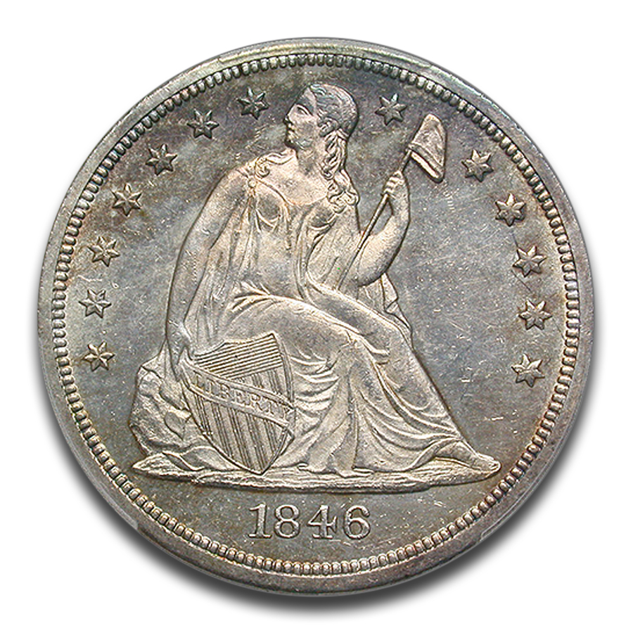 1846-O Liberty Seated Dollar MS-62 PCGS