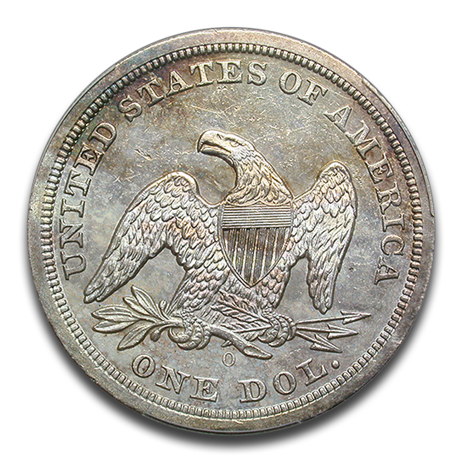 1846-O Liberty Seated Dollar MS-62 PCGS