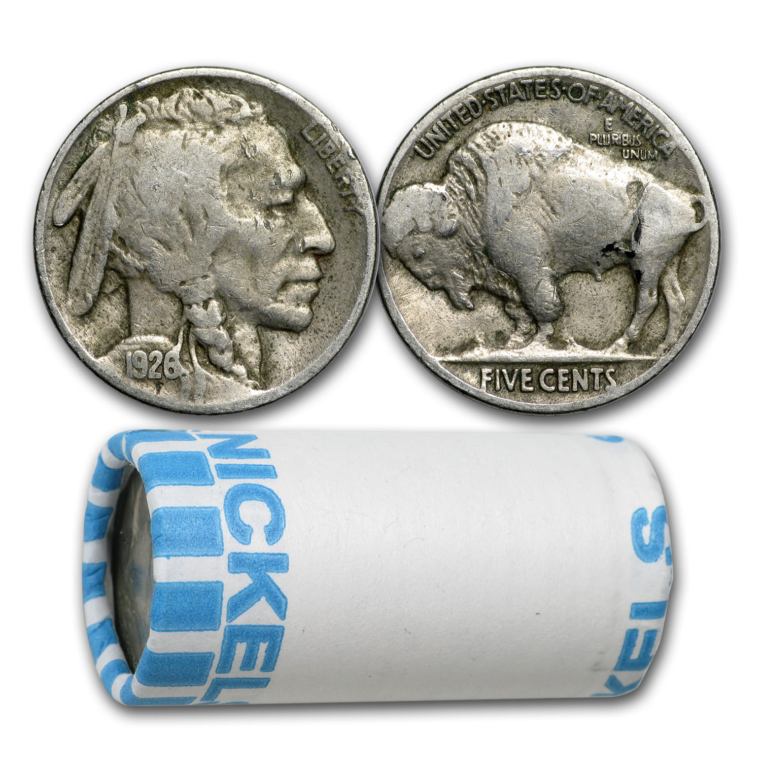 1913-1938 Buffalo Nickels $1.00 Face Value 20-Coins (Full Dates) - SKU ...