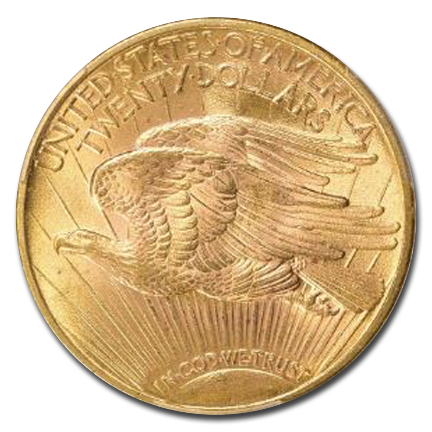 1914 $20 St Gaudens Gold Double Eagle MS-64 PCGS CAC