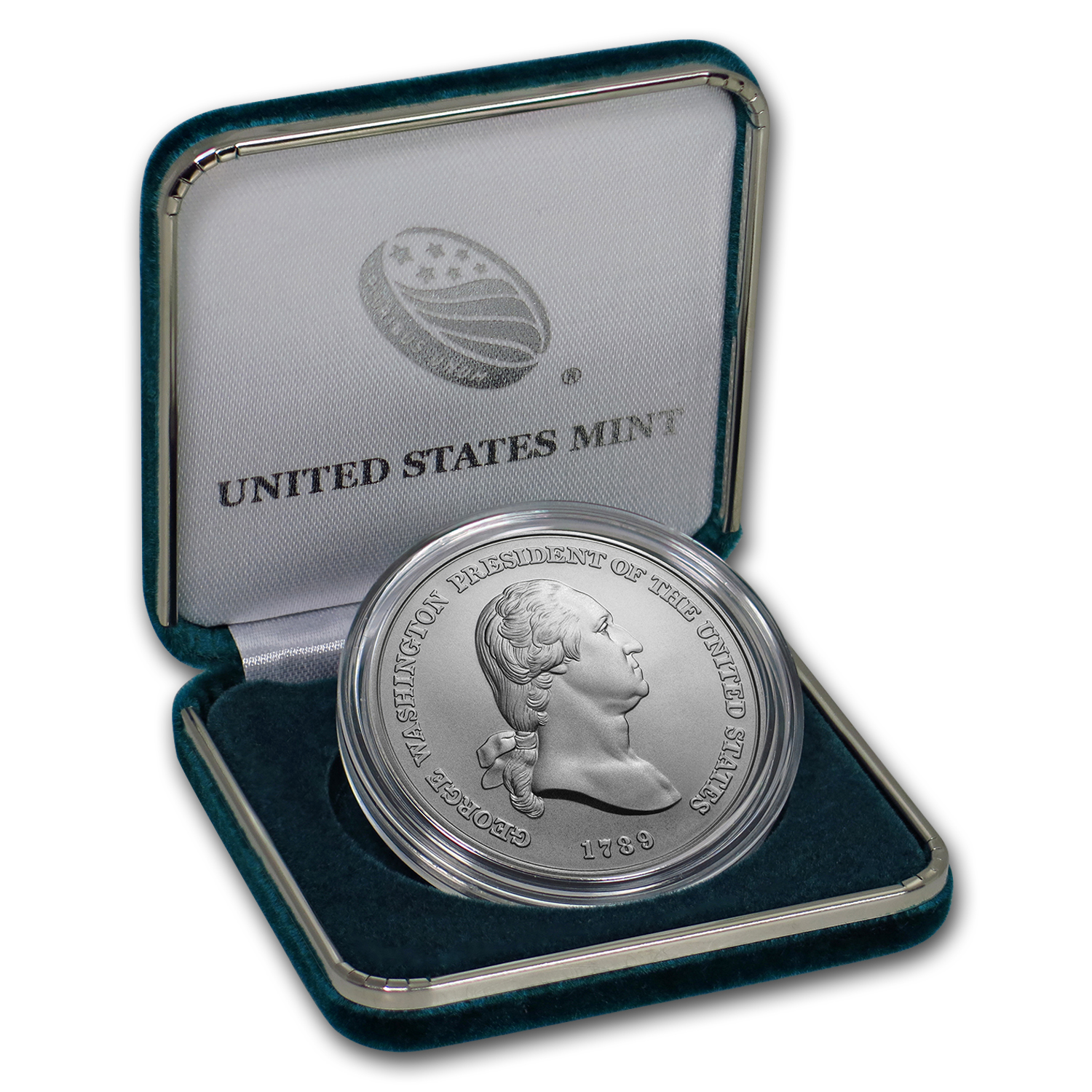 U.s. Mint George Washington Presidential Silver Medal - Sku#172990 