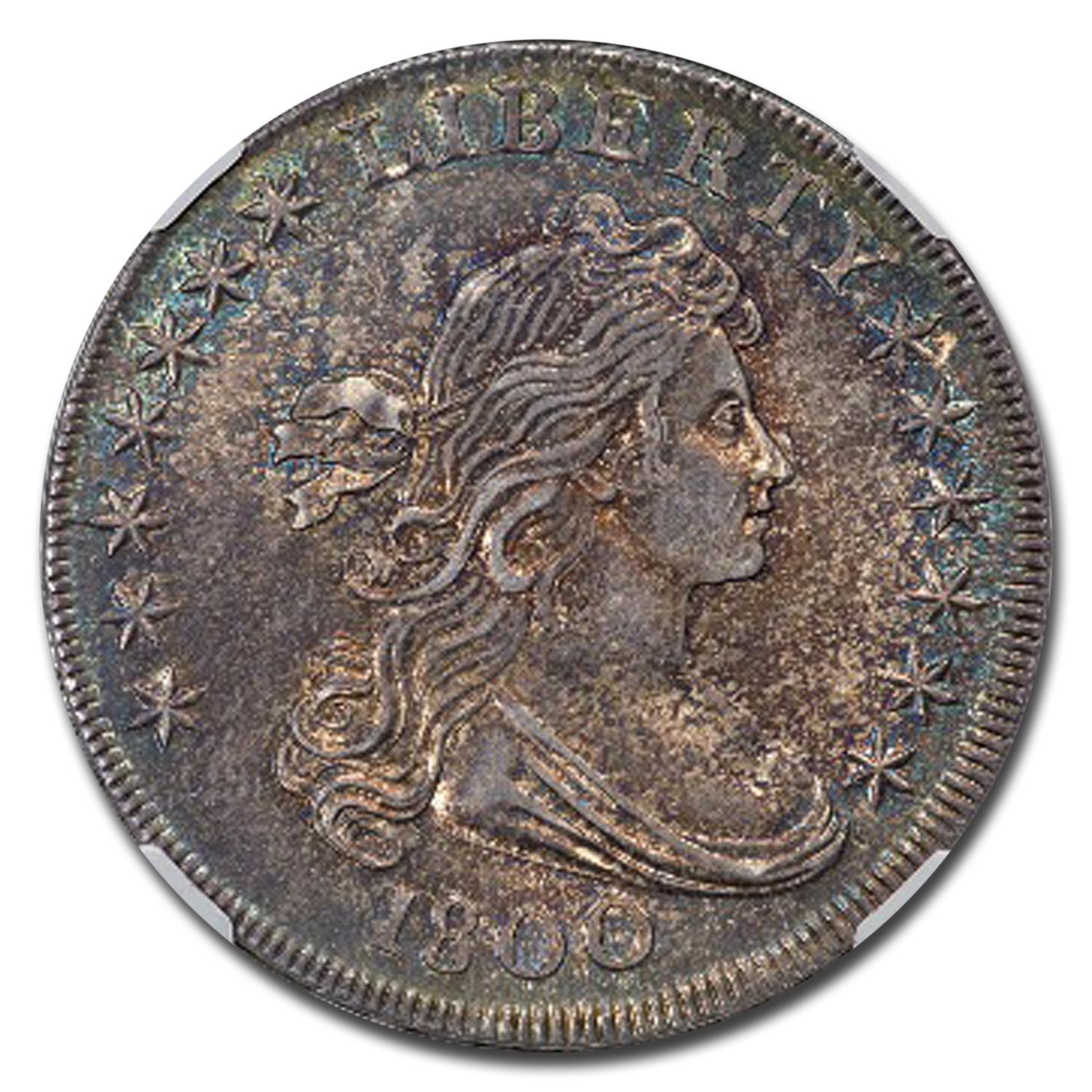 1800 Draped Bust Dollar MS-62 NGC