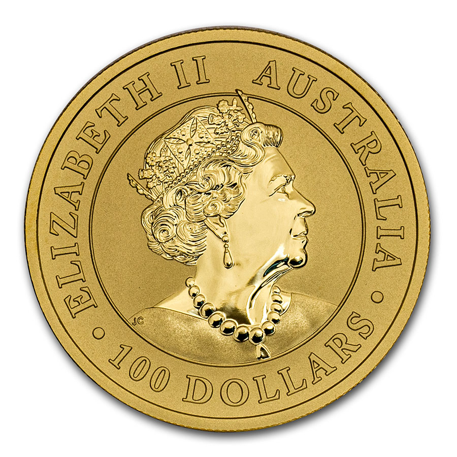 2020 Perth Mint 1 oz Gold Australian Kangaroo $100 Gold Coin .9999 Fine BU