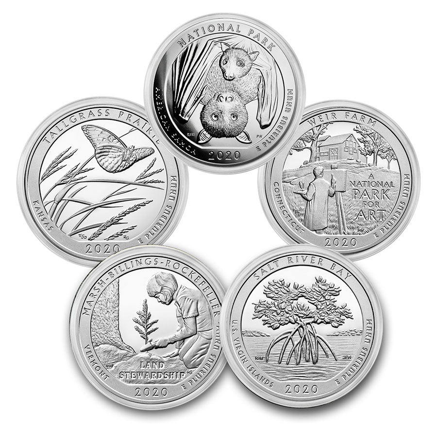america the beautiful 5 oz silver coins for sale