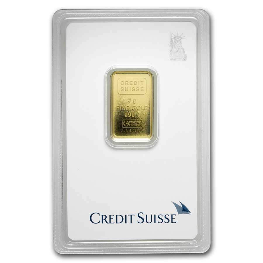 credit suisse gold bar packaging