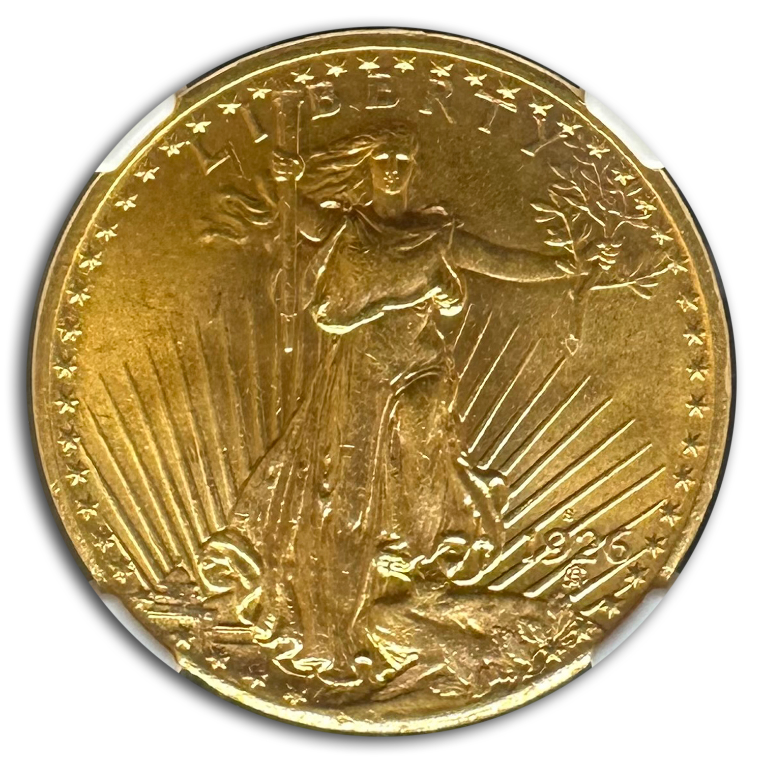 1926-S $20 St. Gaudens Gold Double Eagle MS-65 NGC (Green Label)