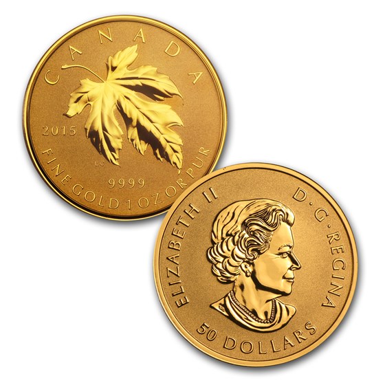 2015 Canada 4-Coin Gold Fractional Maple Leaf Set (1.4 oz) - Gold Bullion