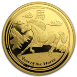 Buy 2002 Australia 1 oz Gold Lunar Horse BU (Series I) | APMEX