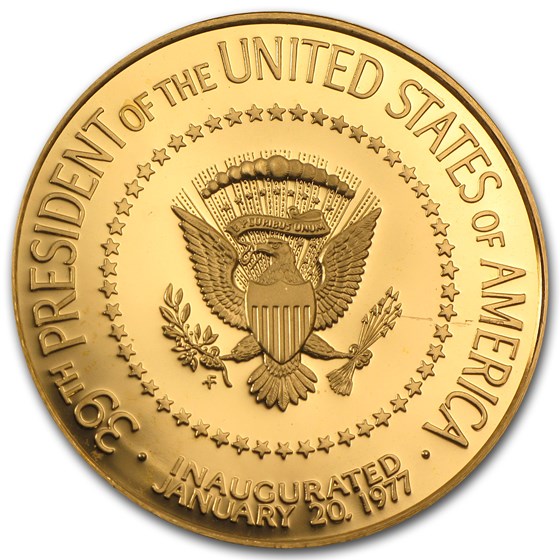 Buy .40 oz Gold Round - Jimmy Carter Inaugural (24K) | APMEX