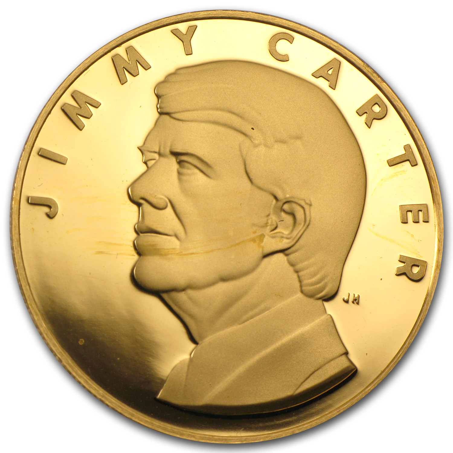 Buy .40 oz Gold Round Jimmy Carter Inaugural 24K APMEX