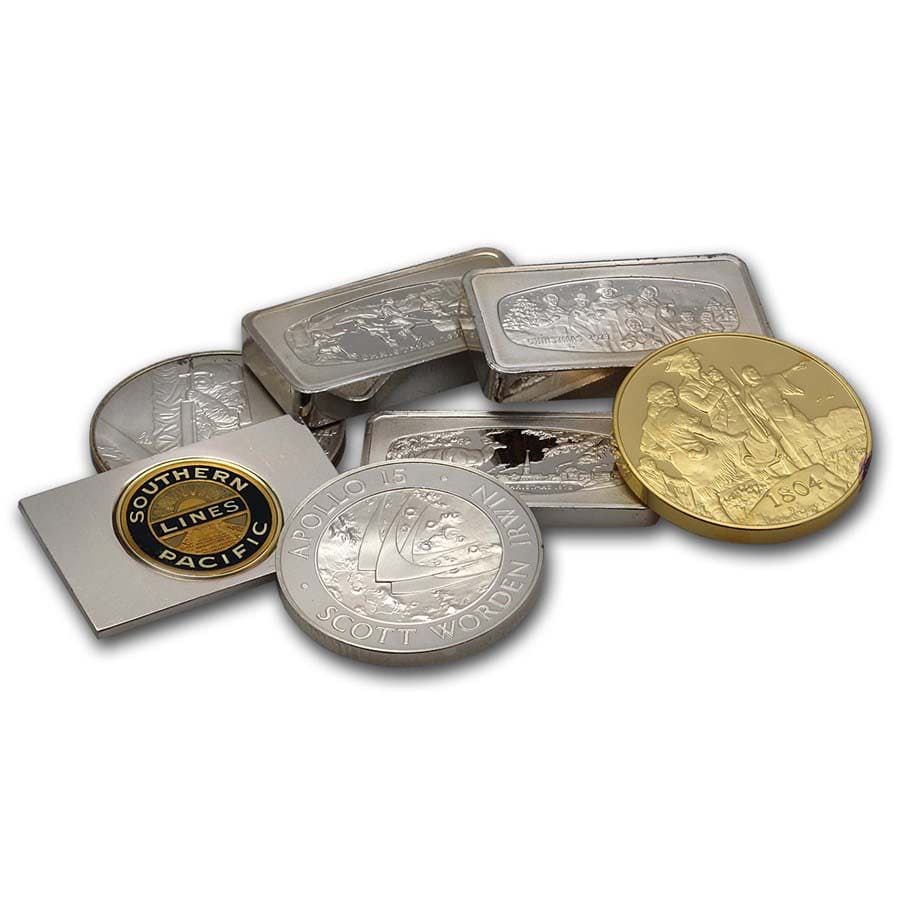 Buy .925 Sterling Silver Private Mints Bars and or Rounds APMEX