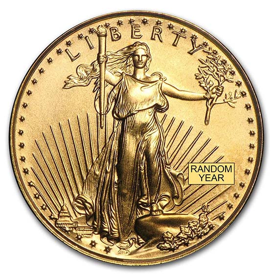 Buy 1 10 oz American Gold Eagle BU Random Year APMEX