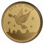 1/10 oz Gold Round - Holy Land Mint Dove of Peace (2024,In Assay)