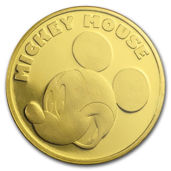 Buy 1/10 oz Gold Round - Mickey Mouse (Original Packaging) | APMEX