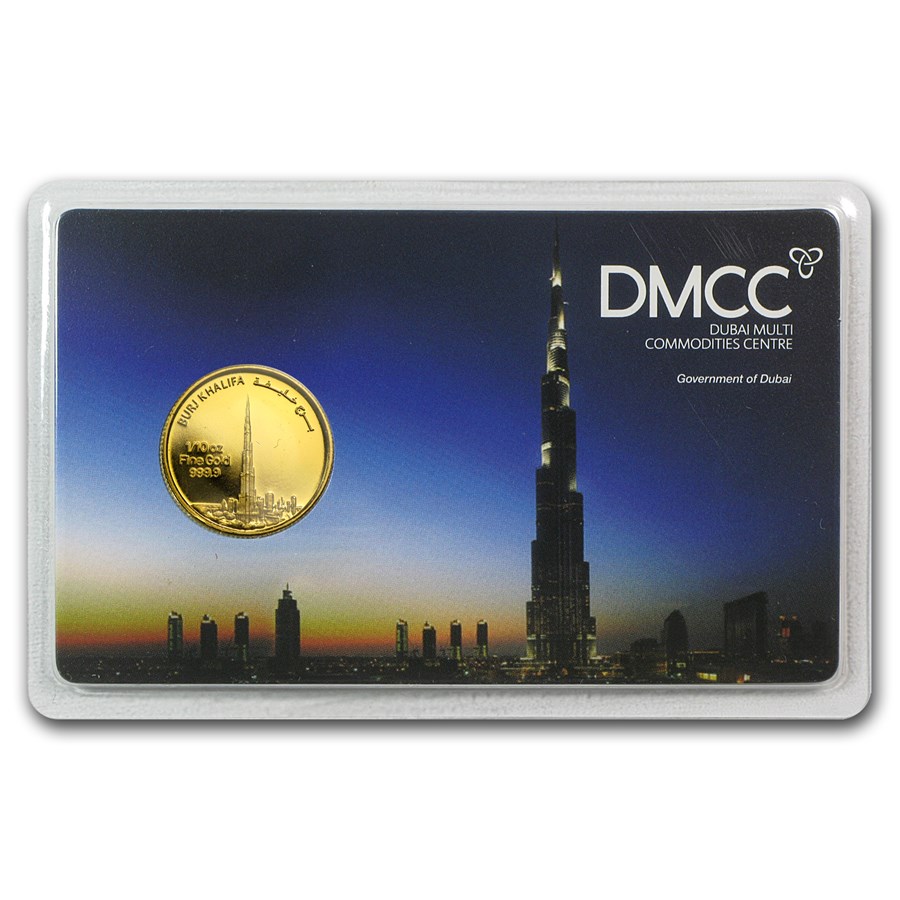 Buy 110 Oz Gold Round Uae 2012 Dubai Gold Burj Khalifa In Assay