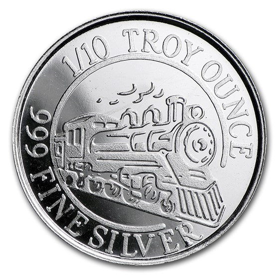 Buy 1/10 oz Silver Round - Steam Train | APMEX