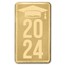 1/2 gram Gold Bar - 2024 Graduation (Cap Toss In TEP)