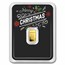 1/2 gram Gold Bar - APMEX (w/Black Merry Christmas Card, In TEP)