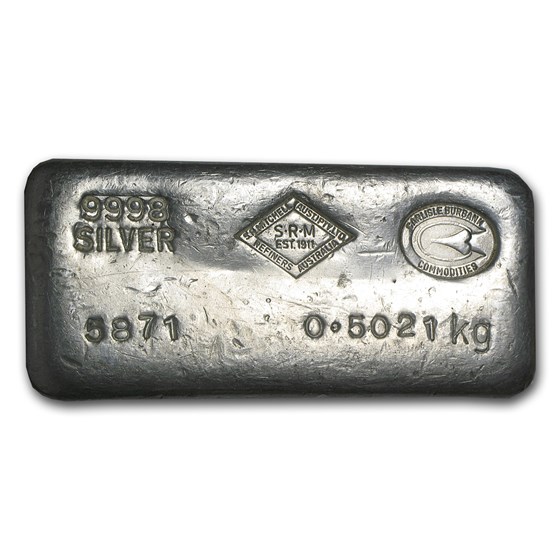 Buy 1/2 kilo Silver Bar - S. R. Mitchell & Co. Pty Ltd | APMEX