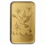 1/2 oz Gold Bar Holy Land Mint Dove of Peace (In Assay)