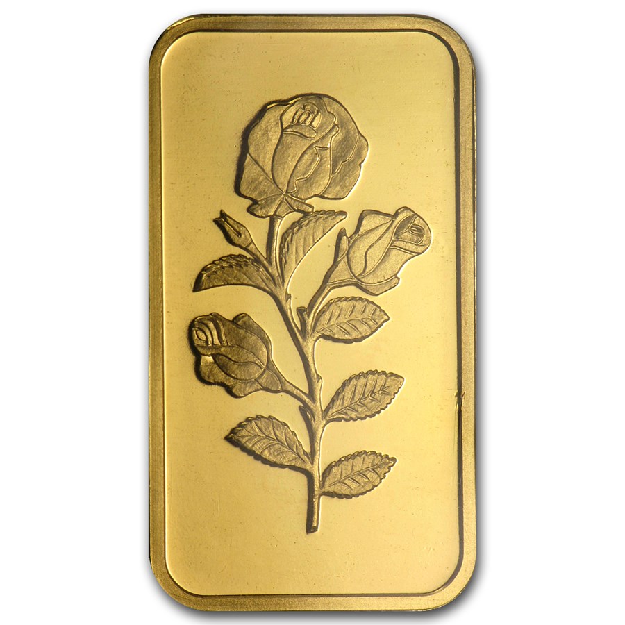 1/2 oz Gold Bar - PAMP Suisse Rosa