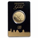 1/2 oz Gold Round - Holy Land Mint Dove of Peace (2024, In Assay)