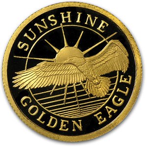 1/2 oz Gold Round - Sunshine Minting/Mining (Golden Eagle)