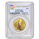 1/4 oz American Gold Eagle MS-69 PCGS (Random Year)