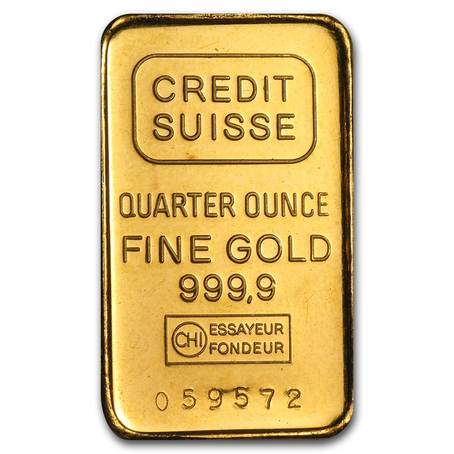 1/4 oz Gold Bar - Secondary Market