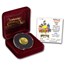 1/4 oz Gold - Disney's Snow White 50th Anniv (Doc, w/Box & COA)