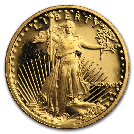 Buy 1/4 oz Proof American Gold Eagle (Abrasions) | APMEX