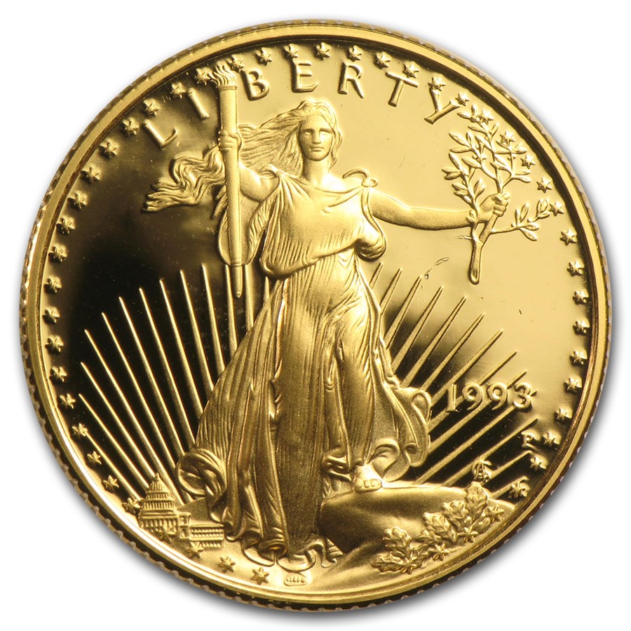 1/4 oz Proof Gold American Eagle (Capsule Only) | 1/4 oz Proof Gold ...