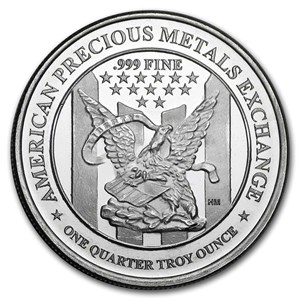 Buy 1/4 oz Silver Round (.999 Fine) - APMEX | APMEX