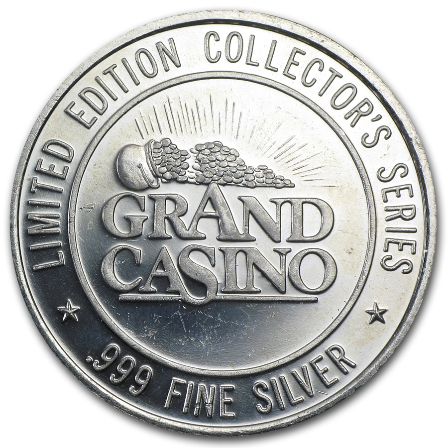 Buy 1.5 oz Silver Round - Grand Casino Gaming Token | APMEX