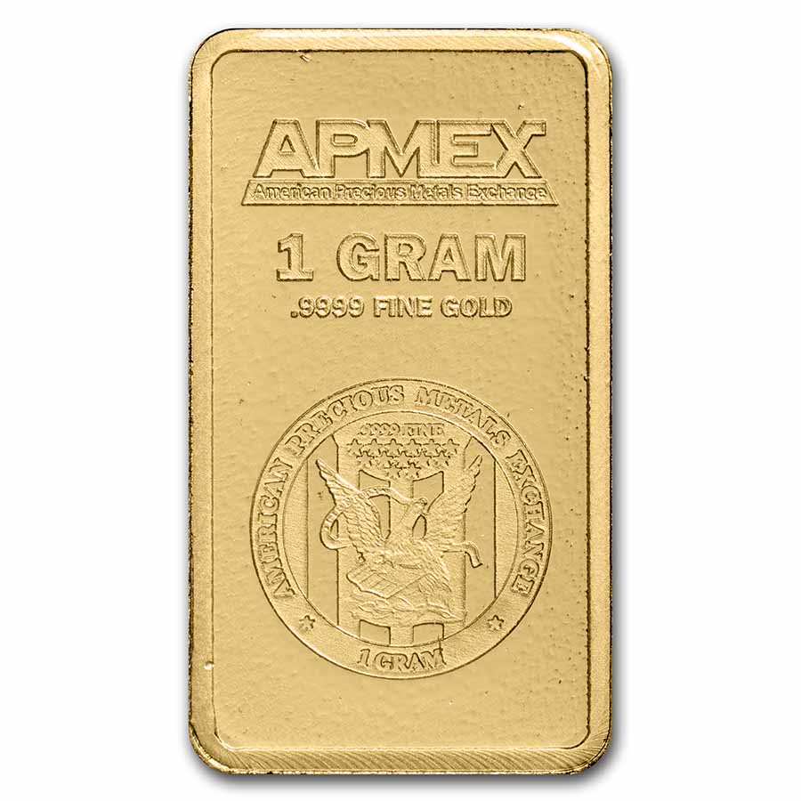 Buy 1 Gram Gold Bar - APMEX (TEP) | APMEX