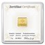 1 gram Gold Bar - Geiger Edelmetalle (Encapsulated w/Assay)