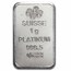 1 gram Platinum Bar - PAMP Suisse Lady Fortuna In Assay Multigram
