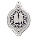 1 gram Silver Foil - Christmas Nativity Ornament