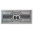 1 gram Silver Foil Note - Route 66 (Colorized Postcards)