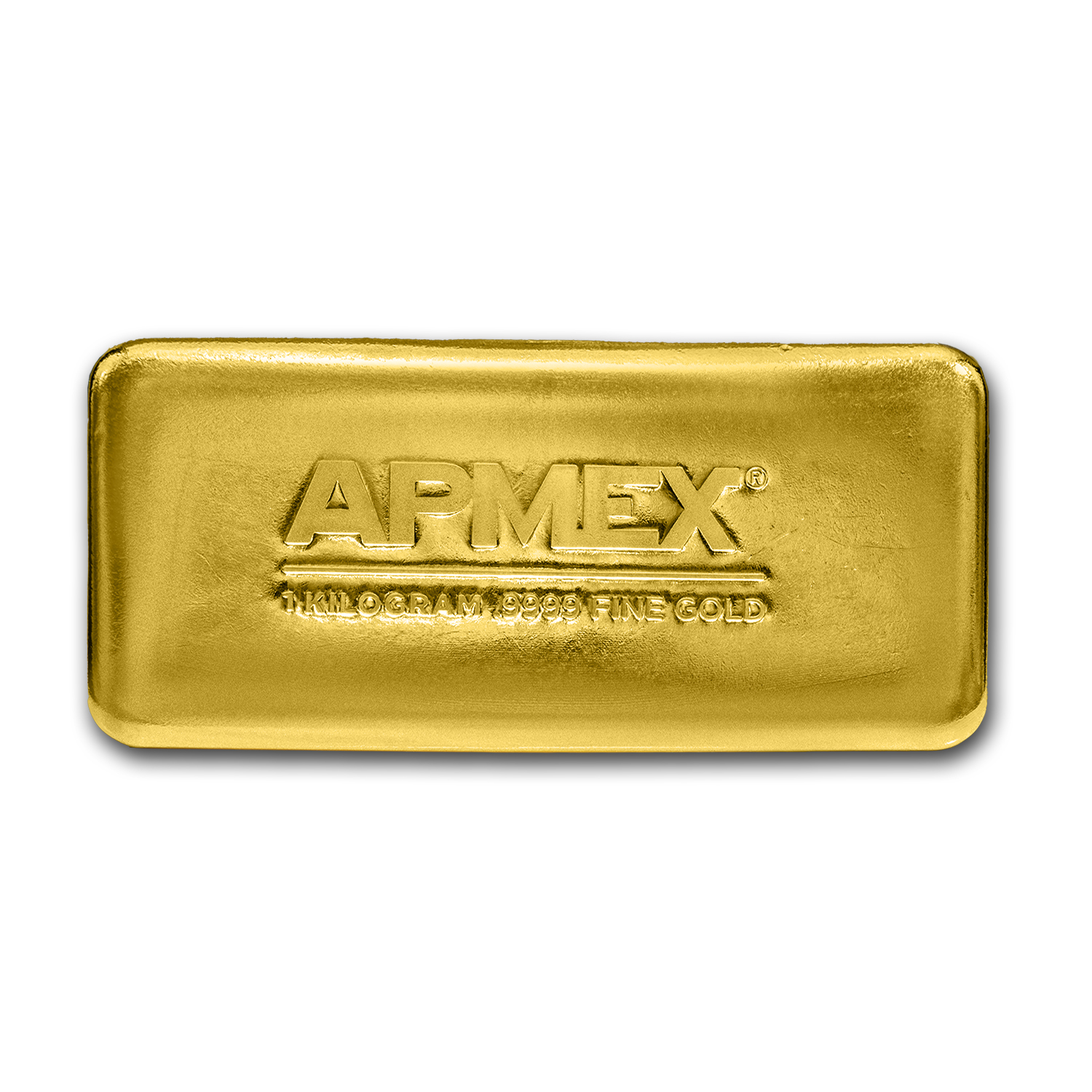 Buy 1 kilo Gold Bar Cast Poured APMEX