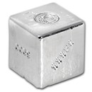 1 kilo Hand Poured Silver Cube
