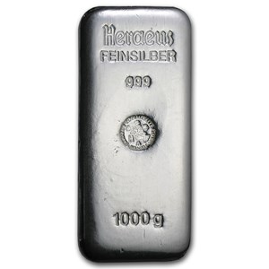 Buy 1 kilo Silver Bar - Argor-Heraeus (Germany/1000 Gram) | APMEX