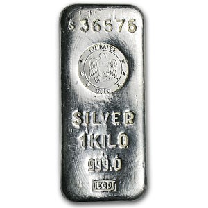 Buy 1 kilo Silver Bar - Emirates Gold (Rare) | APMEX