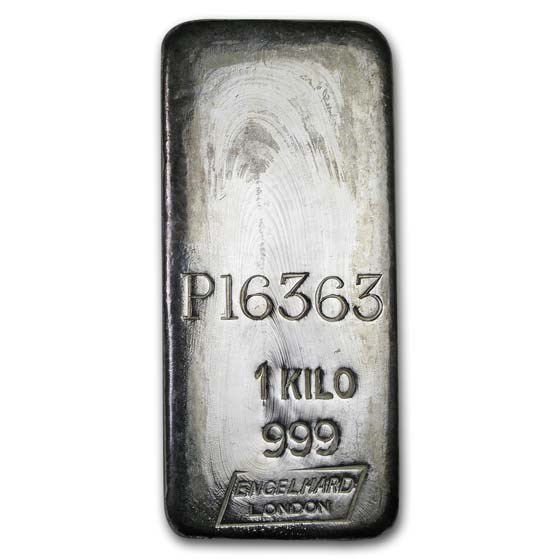 1 kilo Silver Bar - Engelhard-London