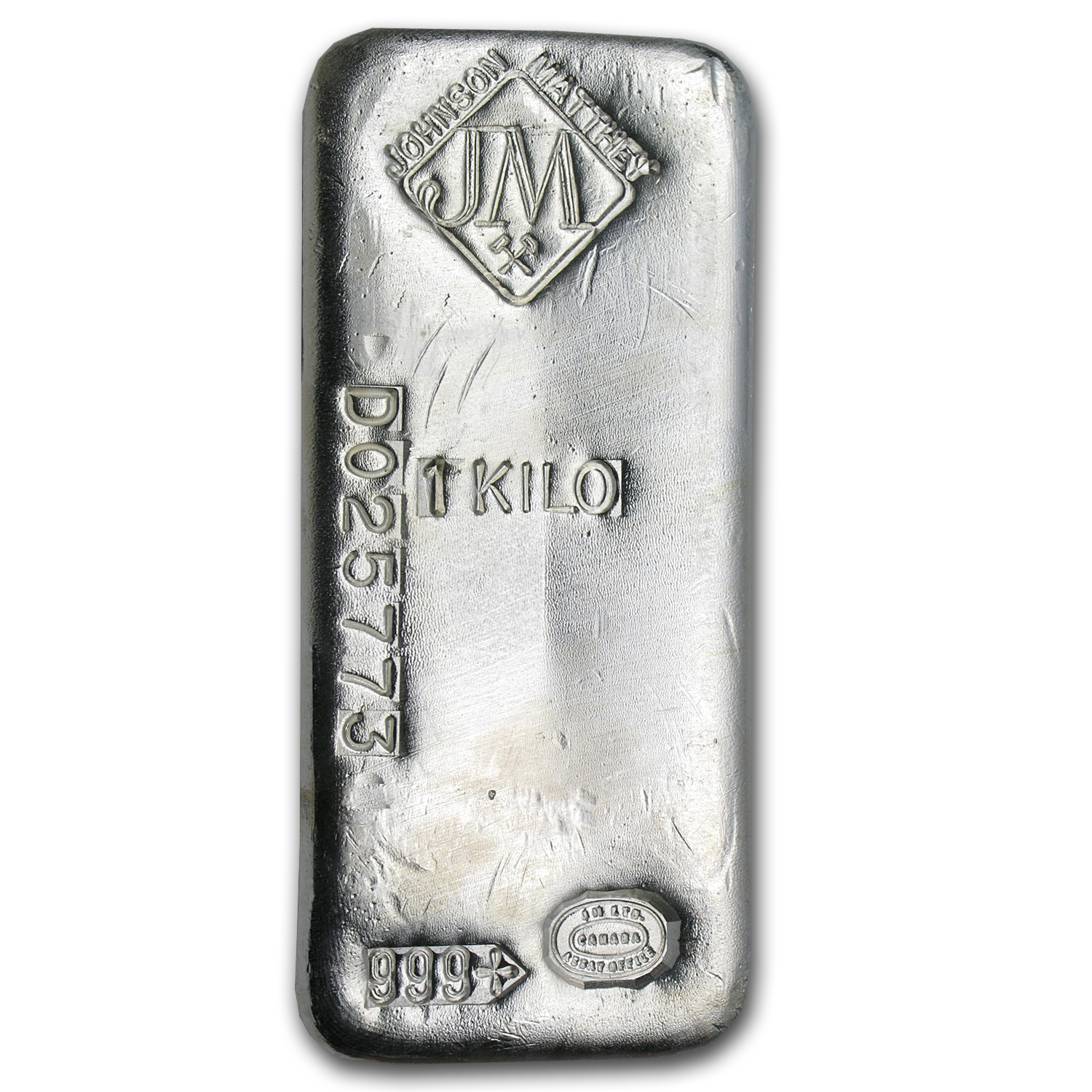 johnson matthey 1 oz silver bar serial number